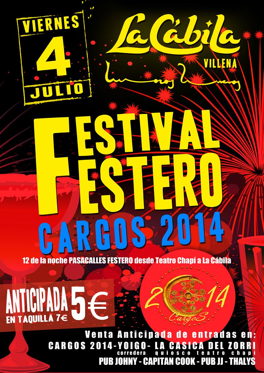 Festival Festero Cargos 2014 en LA CÁBILA